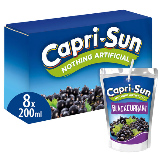 Capri-Sun Blackcurrant 8 x 200ml All juice & smoothies Sainsburys   