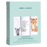 aden + anais essentials Muslin Washcloths 3 Pack - Safari Babies GOODS Boots   