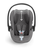 Cybex Cloud T i-Size car seat in Mirage Grey - British product