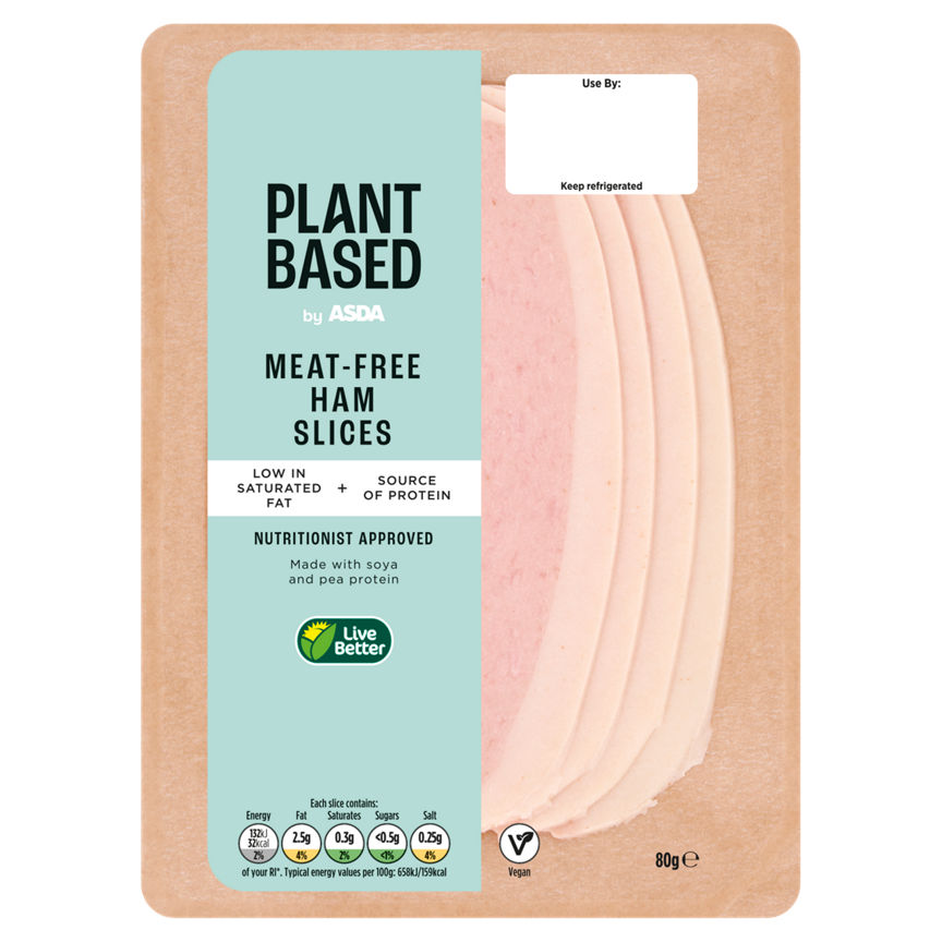 ASDA Plant Based Meat-Free Ham Slices GOODS ASDA   