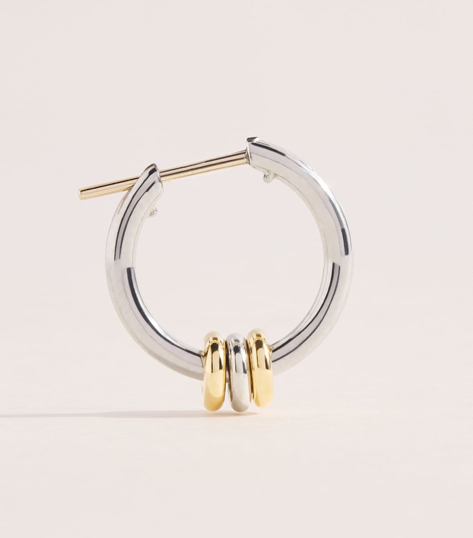 Spinelli Kilcollin Ara Core Creolen Sterlingsilber Gold (britische Marke)