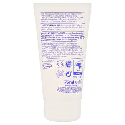 Superdrug Dry Skin Relief Cream Feuchtigkeitscreme 75ml