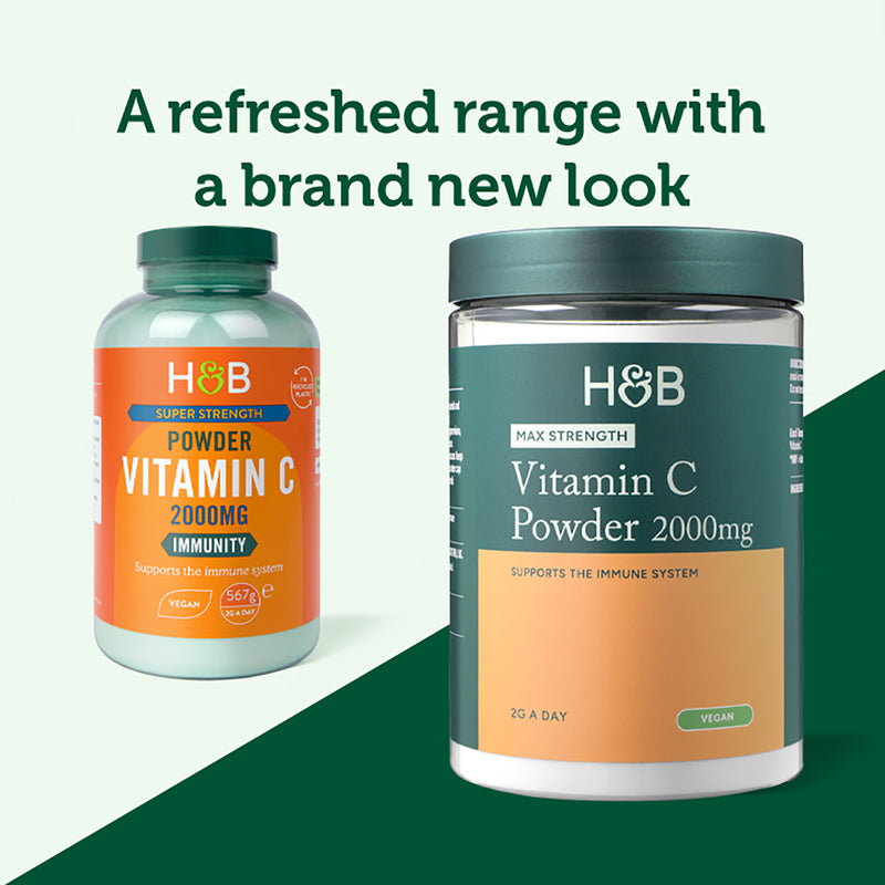 Holland & Barrett Vitamin C 2000mg Powder 567g, UK version