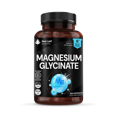 Holland & Barrett New Leaf Products Magnesium Glycinate Supplement 360 Capsules- Buy online at McGrocer