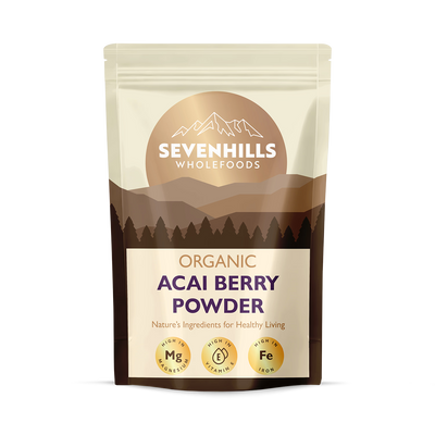 Holland & Barrett Seven Hills Wholefoods Organic Acai Berry Powder 200g- Buy online at McGrocer