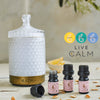 B Calm Live Calm essential oil diffuser set, imported from the UK