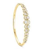 Boodles yellow gold diamond bangle Over the Moon, imported from the UK