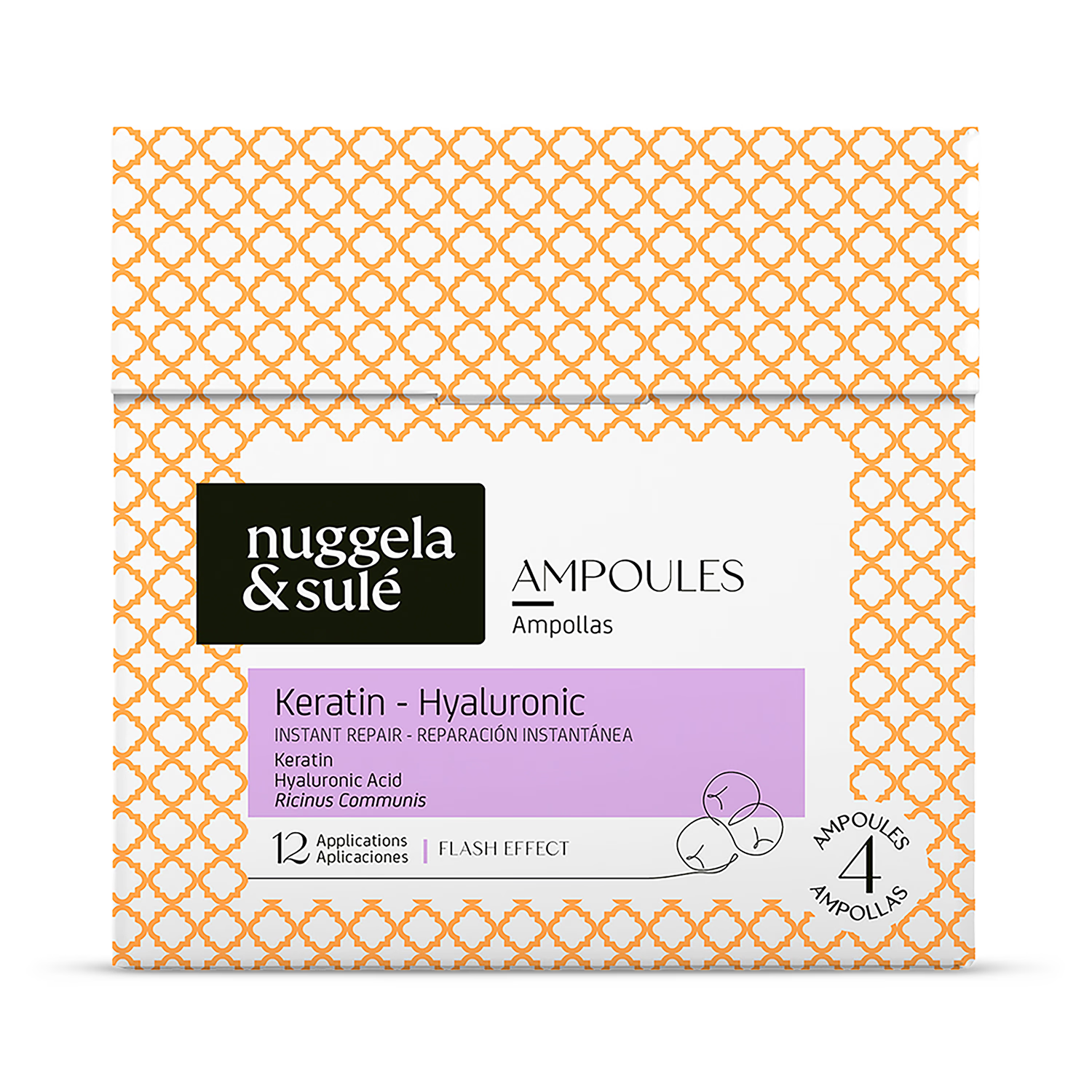 Nuggela & Sule Keratin Hyaluronic pack 4 x 10 ml, UK version