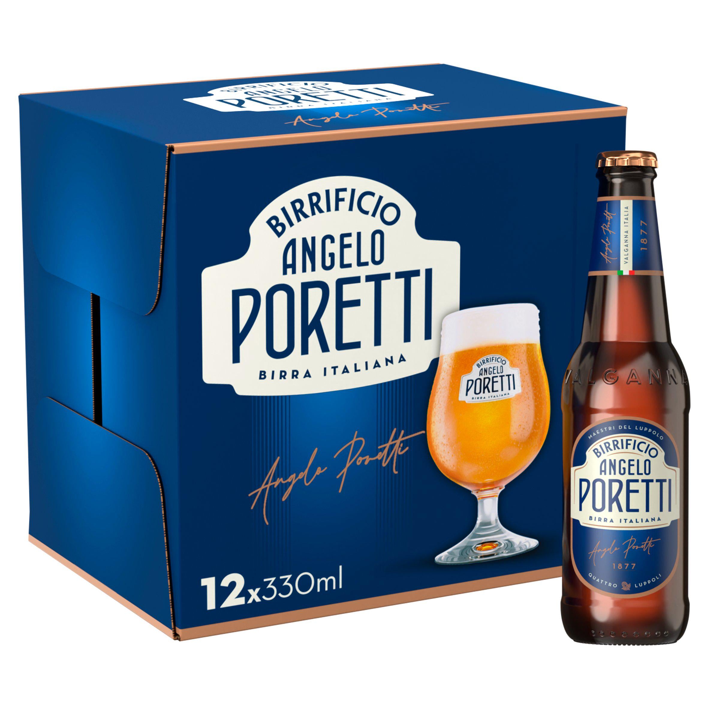 Birrificio Angelo Poretti Lager Beer 12x330ml GOODS Sainsburys   