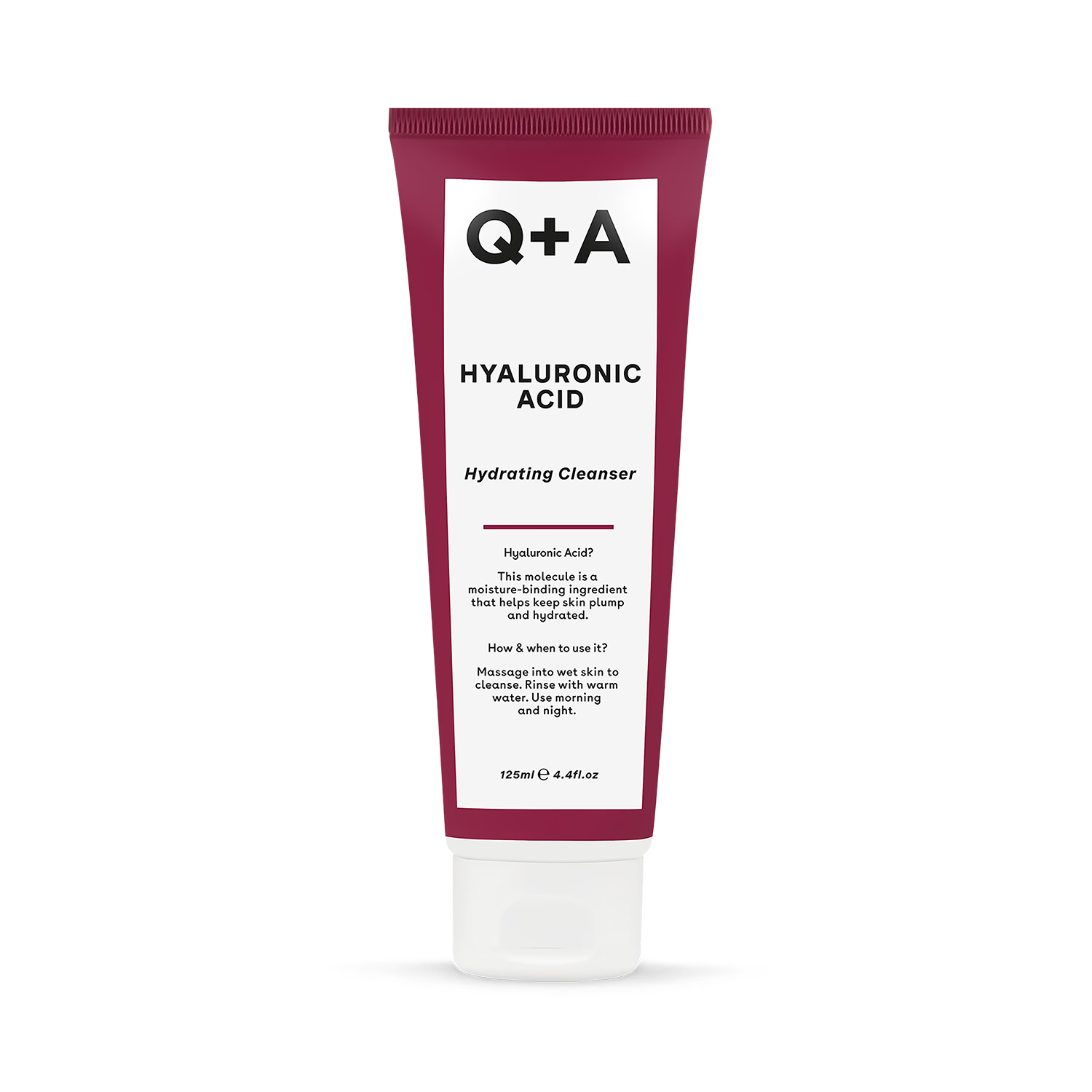 Q+A Hyaluronic Acid Gel Cleanser 125ml (British brand)