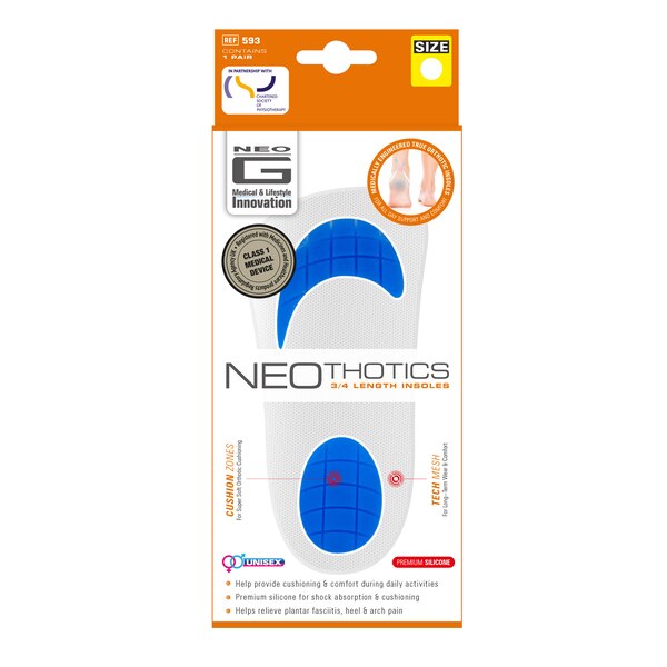 Neo G NeoThotics 3/4 Length Insoles - Medium