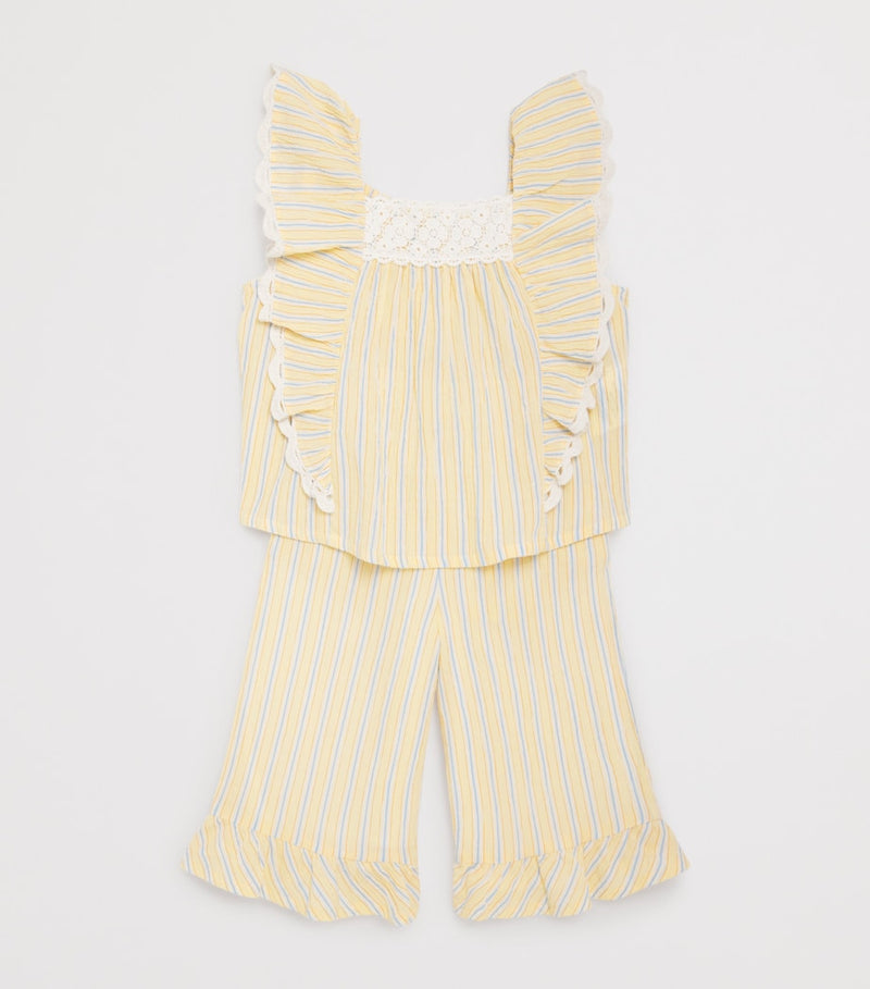 Louise Misha striped Loukie trousers for kids 3-10 years, UK version