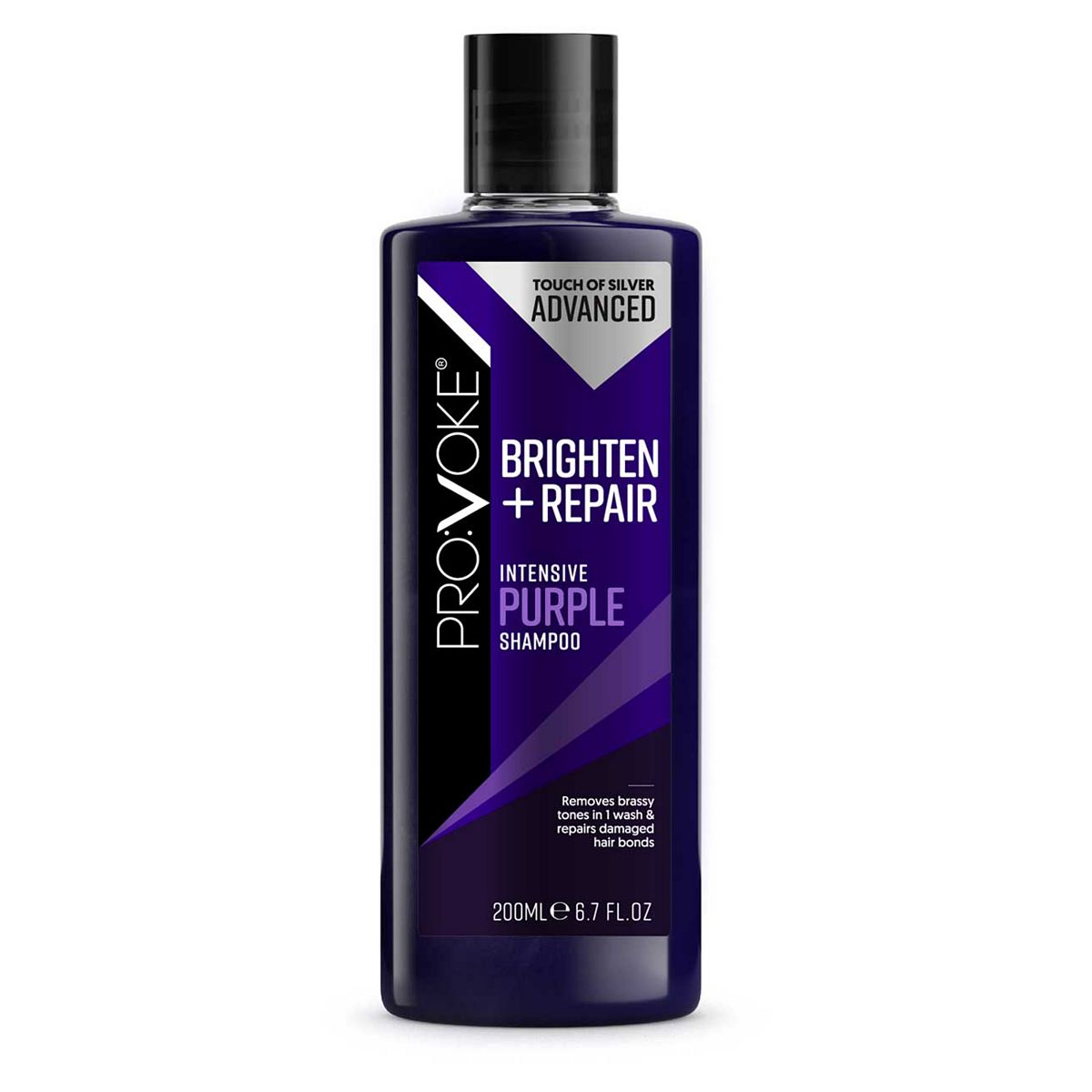 PRO:VOKE Touch of Silver Advanced Brighten + Repair Intensive Purple Shampoo 200ml GOODS Boots   