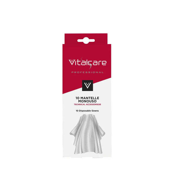 Vitalcare disposable gowns for hair colouring 10 pack, imported from the UK