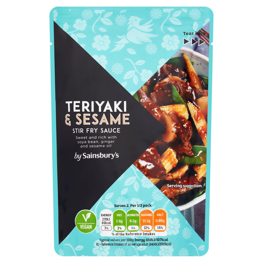 Sainsbury's Teriyaki Stir Fry Sauce 120g