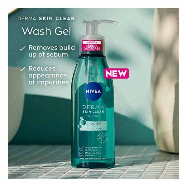 NIVEA Derma Skin Clear Wash Gel with Salicylic Acid 150ml GOODS Superdrug   