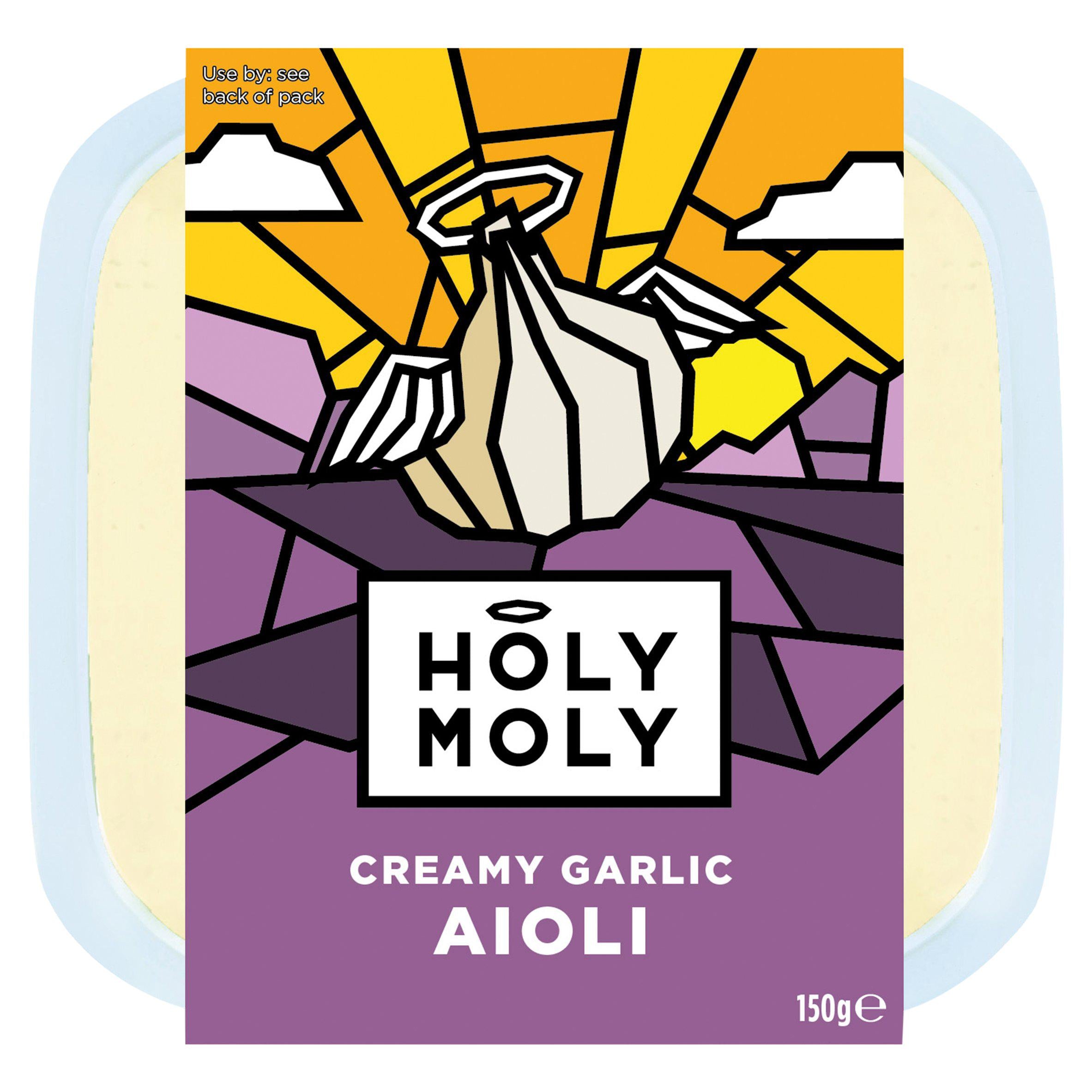 Holy Moly Creamy Garlic Aioli 150g GOODS Sainsburys   