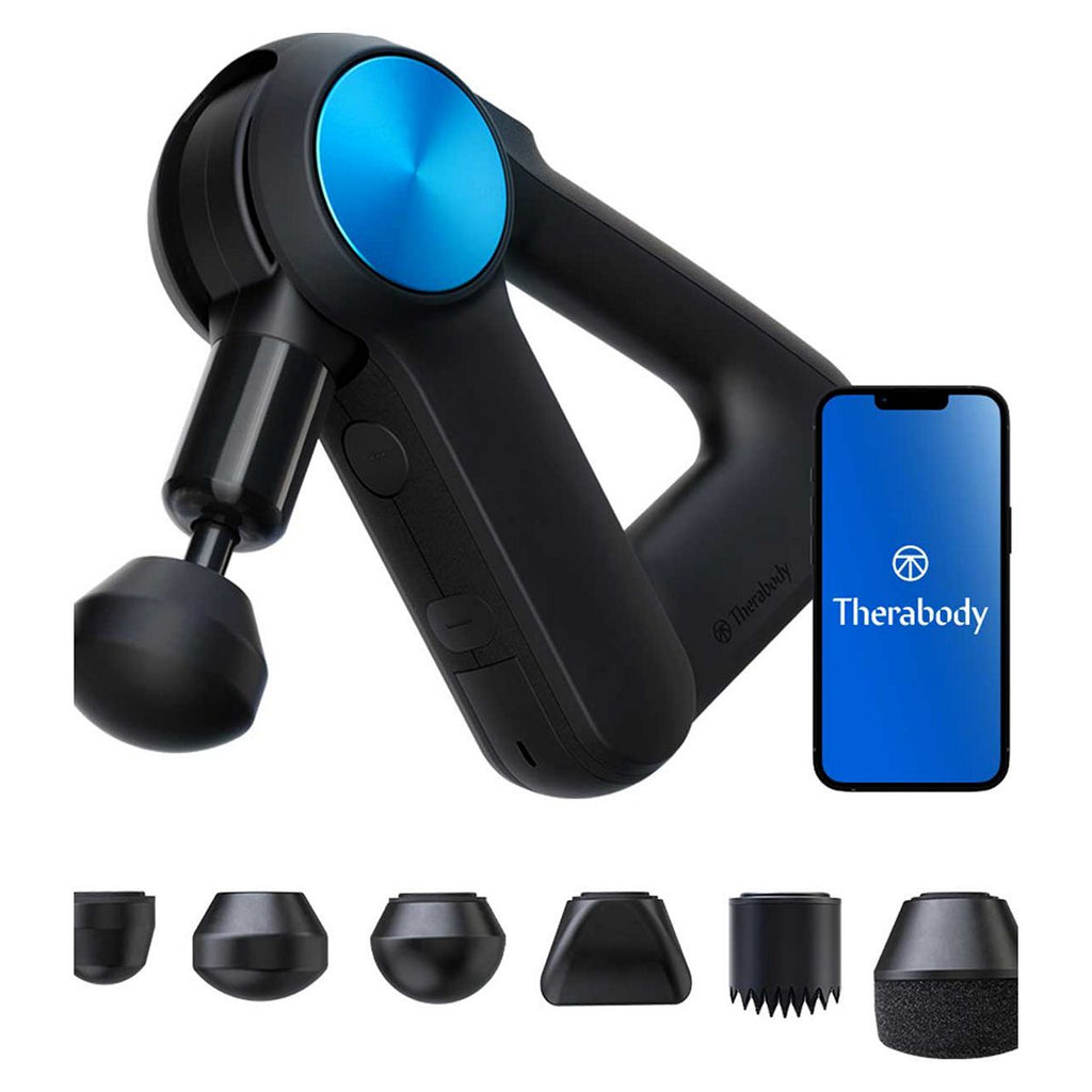 Theragun PRO (5th Generation) Handheld Bluetooth Enabled Percussive Therapy Massage Gun with Smart App & 6 Attachments - Black