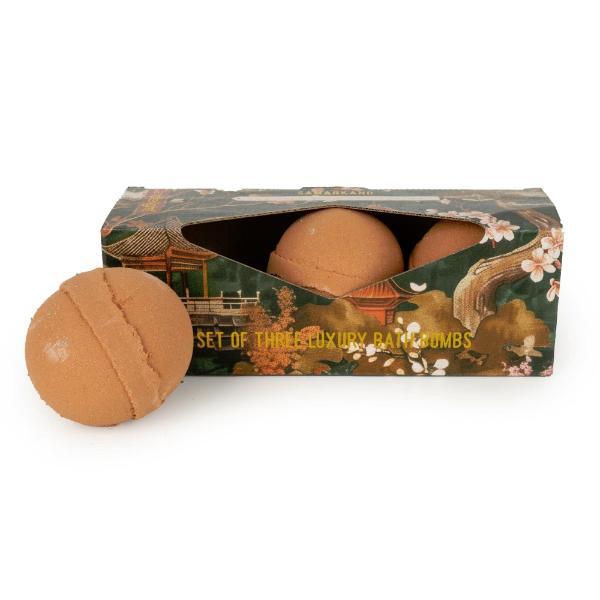 Candlelight bath bomb set Samarkand 3-pieces, imported from the UK