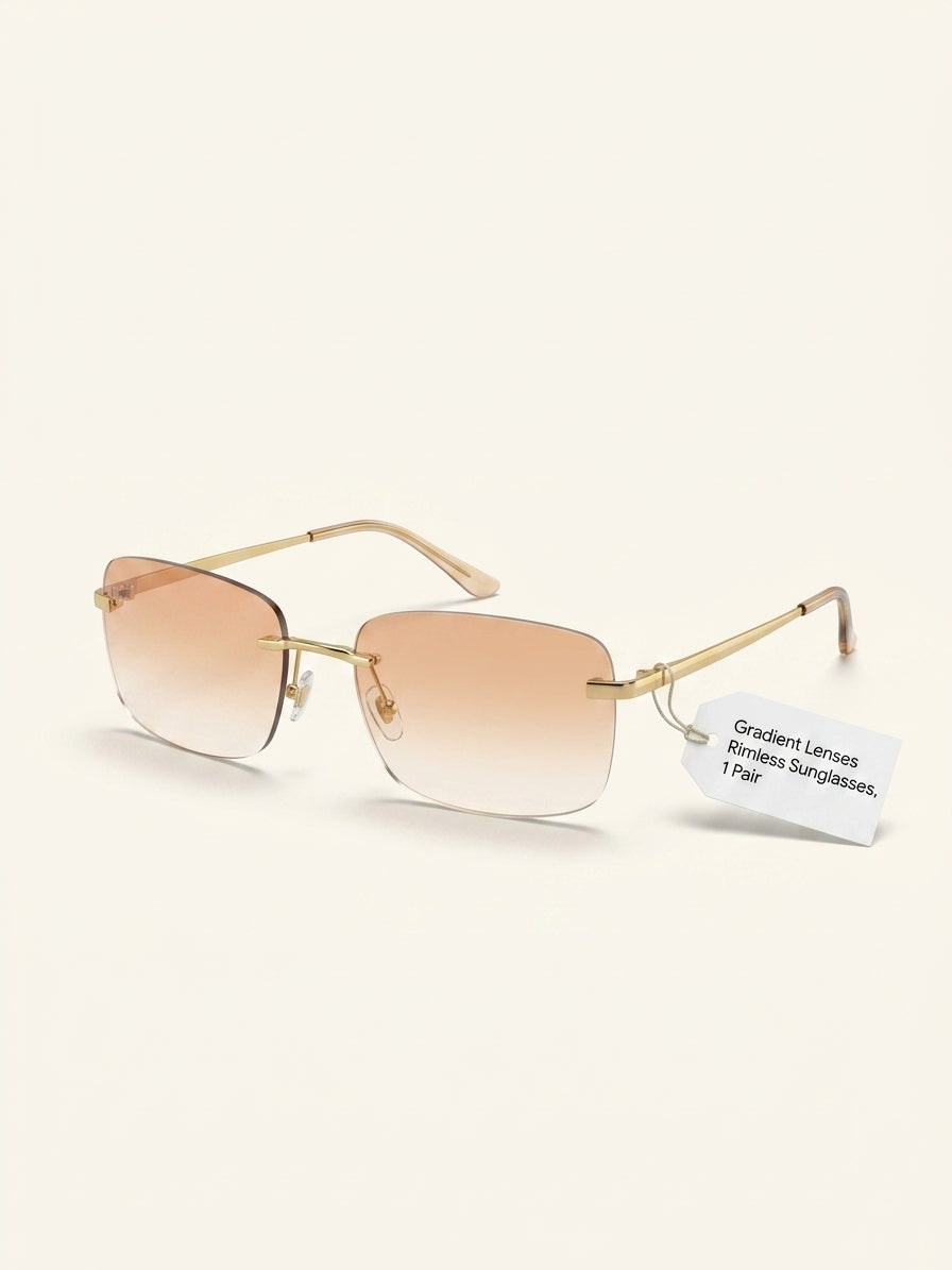 Cartier rectangle metal sunglasses 71mm lens, imported from the UK