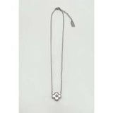 SVNX mini clover necklace silver white 40+5cm, imported from the UK