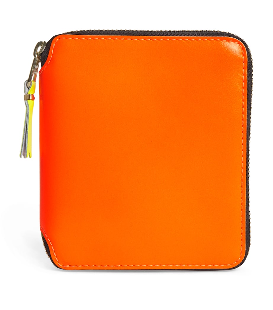 Comme des Garçons Wallet Super Fluo medium leather wallet (British brand)