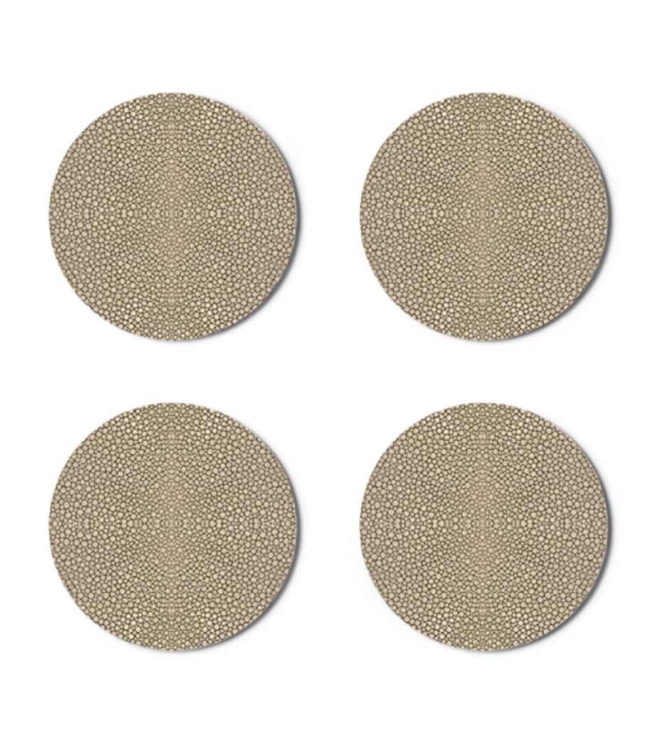 Hestia Prestige Round Coasters set of 4, UK version