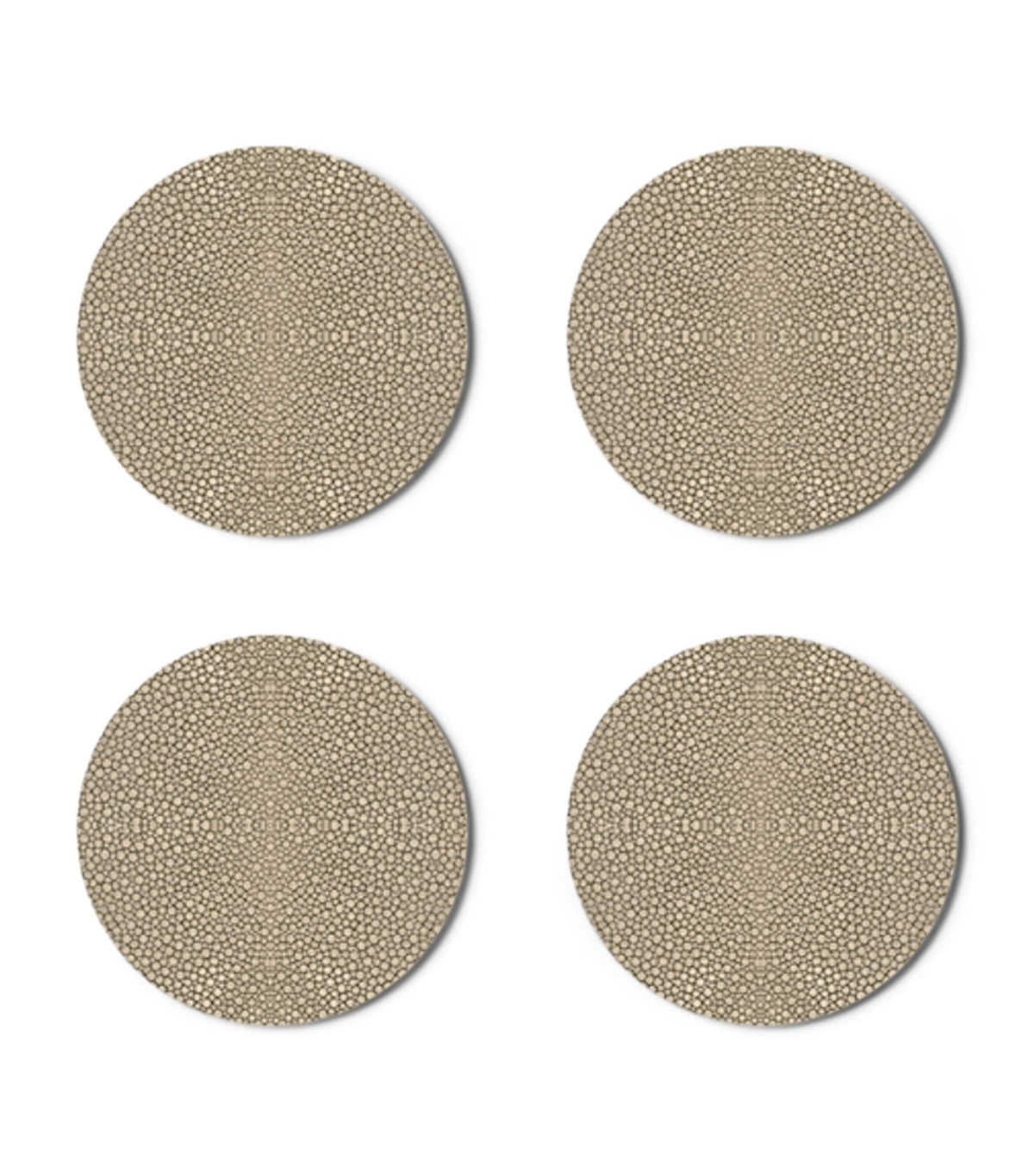 Hestia Prestige Round Coasters set of 4, UK version
