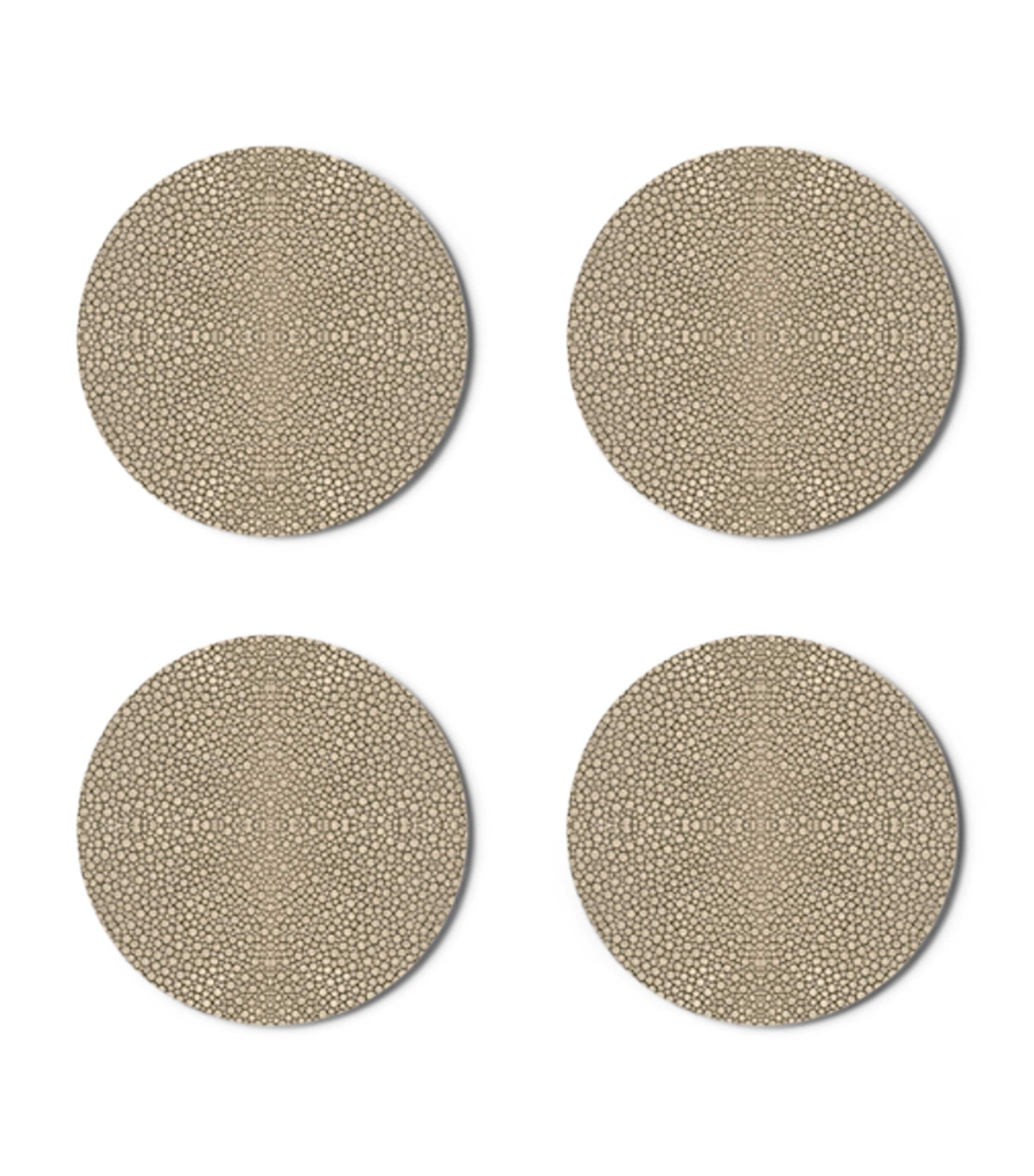 Hestia Prestige Round Coasters set of 4, UK version