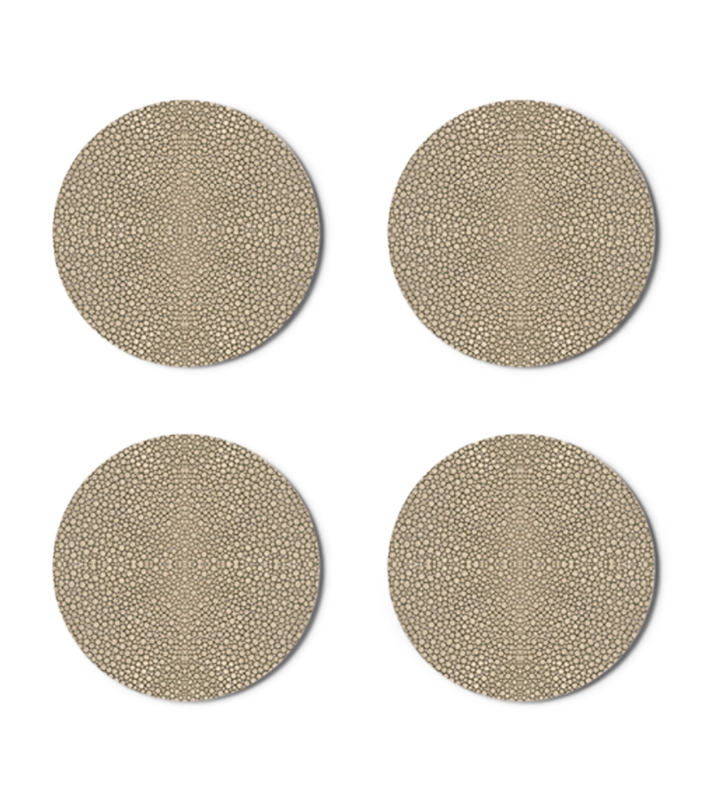 Hestia Prestige Round Coasters set of 4, UK version