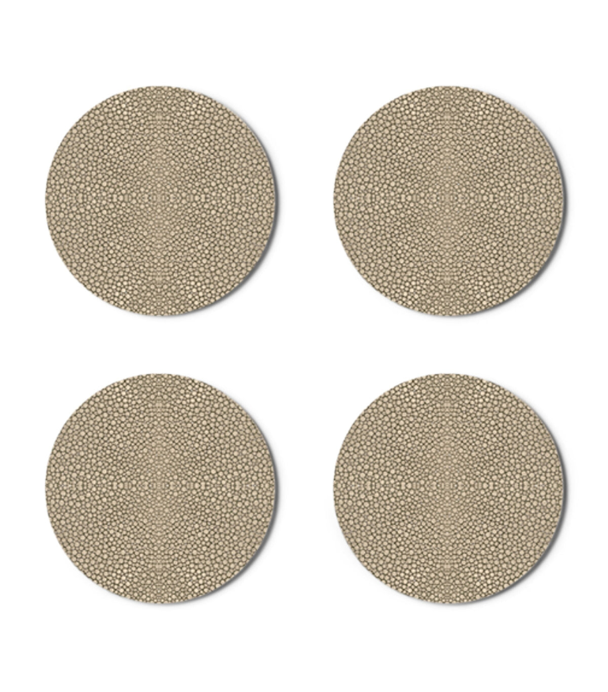 Hestia Prestige Round Coasters set of 4, UK version