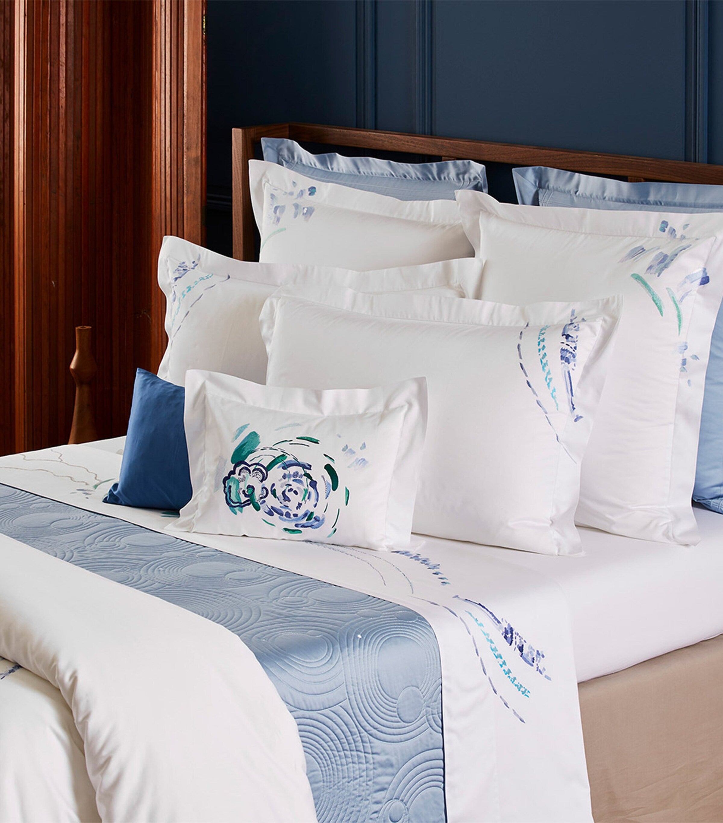 Yves Delorme Abysses Super King duvet cover 260cm x 220cm (British brand)