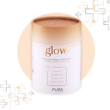 Pura Collagen glow+ Advanced Collagen PLUS Formula 284g Food Supplement Holland&Barrett   