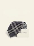 Burberry checked silk tie with 7cm blade - British product