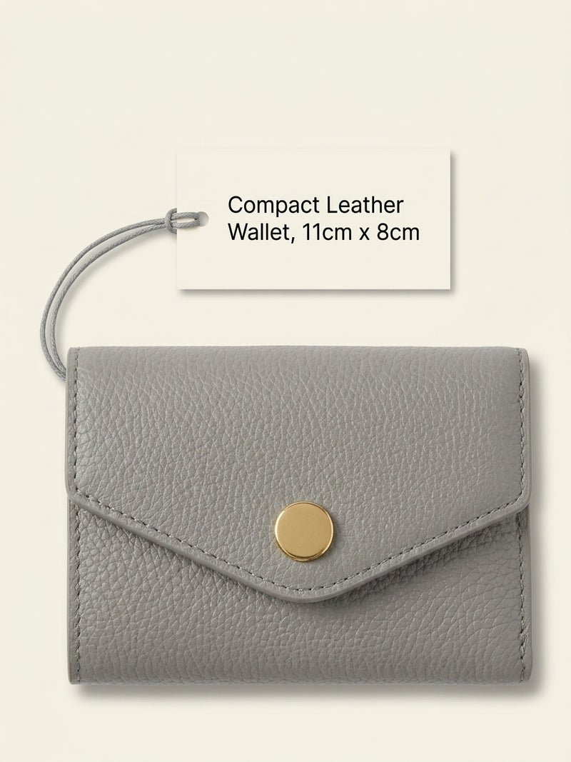Mulberry folded multi-card small classic grain leather wallet - British product