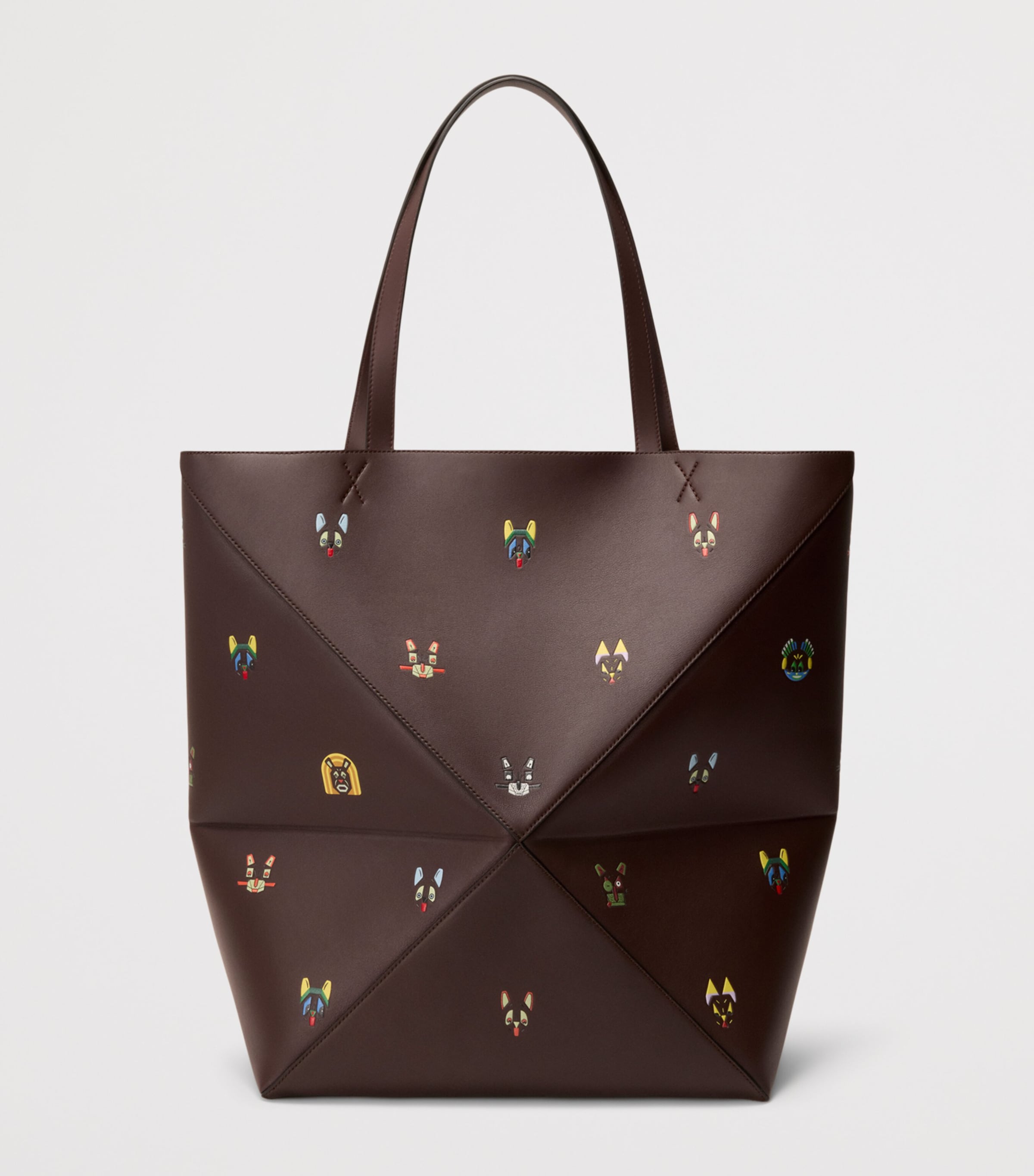 LOEWE Louis Wain XL calfskin puzzle fold tote bag (British brand)