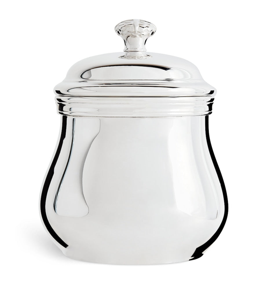 Christofle silver-plated 3-piece tea set with wooden handles - British product