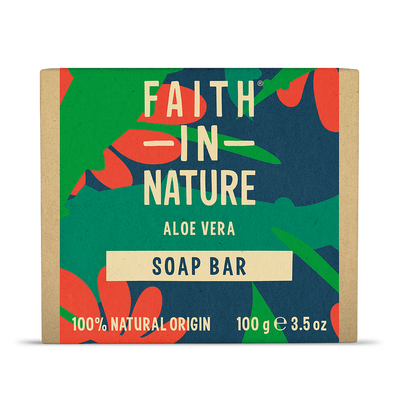 Holland & Barrett Faith In Nature Soap Bar Aloe Vera 100g- Buy online at McGrocer