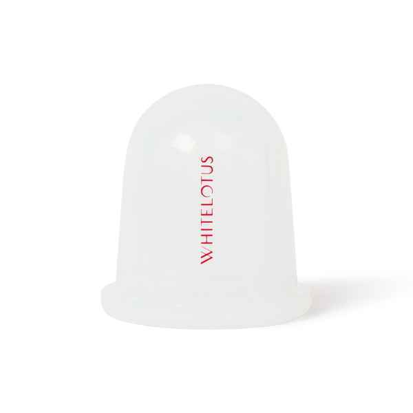 White Lotus body sculpting cup silicone massage tool - British product