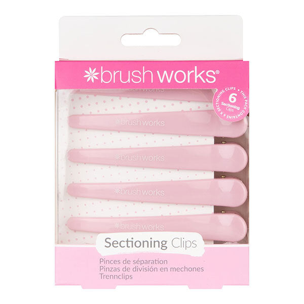 Brushworks Sectioning Clips (Pack of 6) GOODS Superdrug   