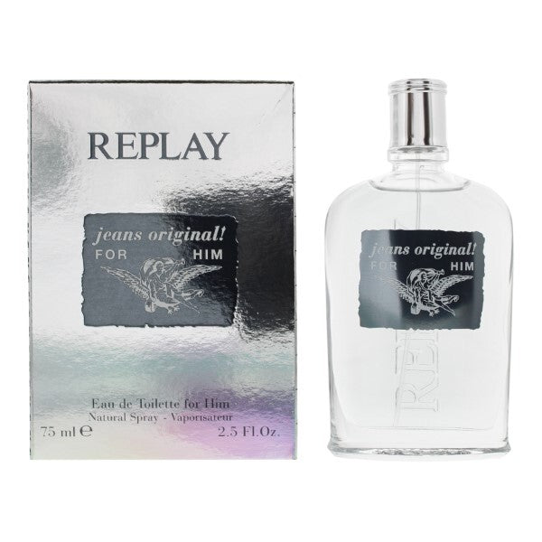 Replay Jeans Original For Him Eau De Toilette 75ml