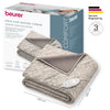 Beurer fluffy heated snuggie throw beige (British brand)