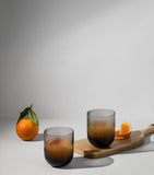 Richard Brendon Optic Smoke tumblers 350ml, imported from the UK