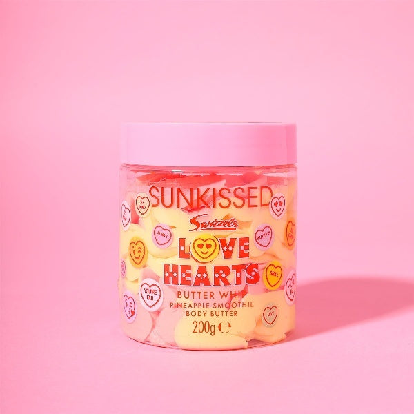 Sunkissed Love Hearts body butter pineapple smoothie 200g, UK version