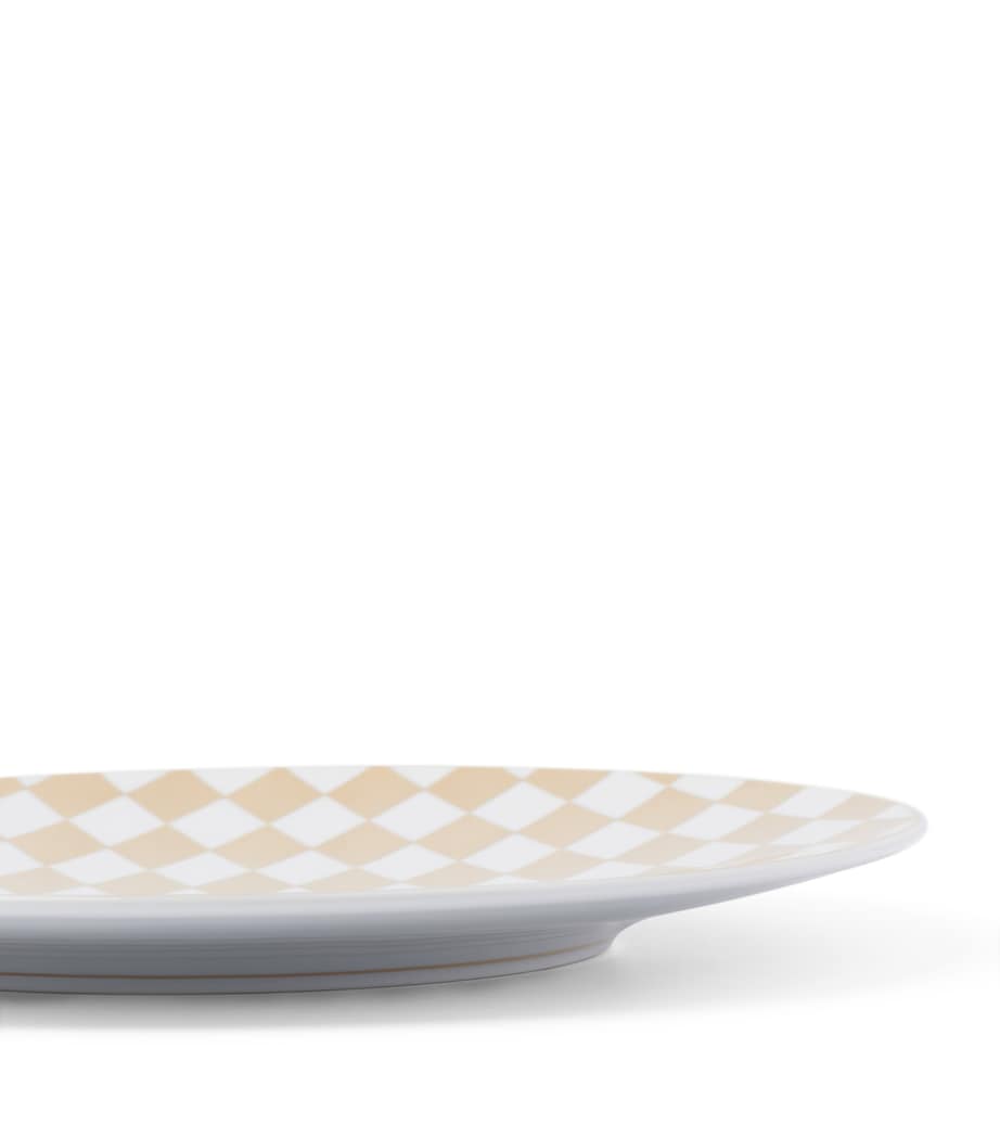 Prada chequerboard charger plate 28cm, imported from the UK