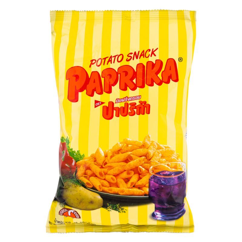 Potae paprika potato twist snack, imported from the UK