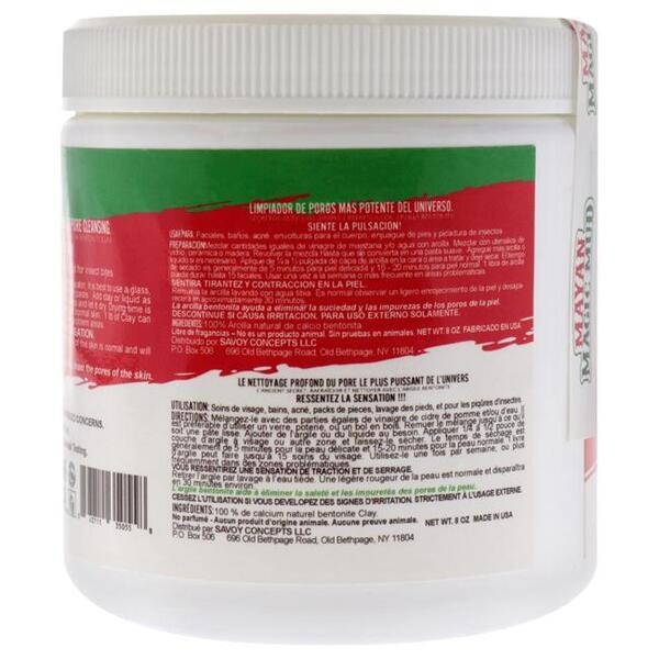 Mayan Magic Mud bentonite clay mask 227g (British brand)