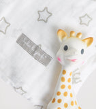 Sophie La Girafe baby comforter and teething toy set, imported from the UK