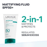 Uriage Hyseac mattifying fluid SPF50+ 50ml, imported from the UK