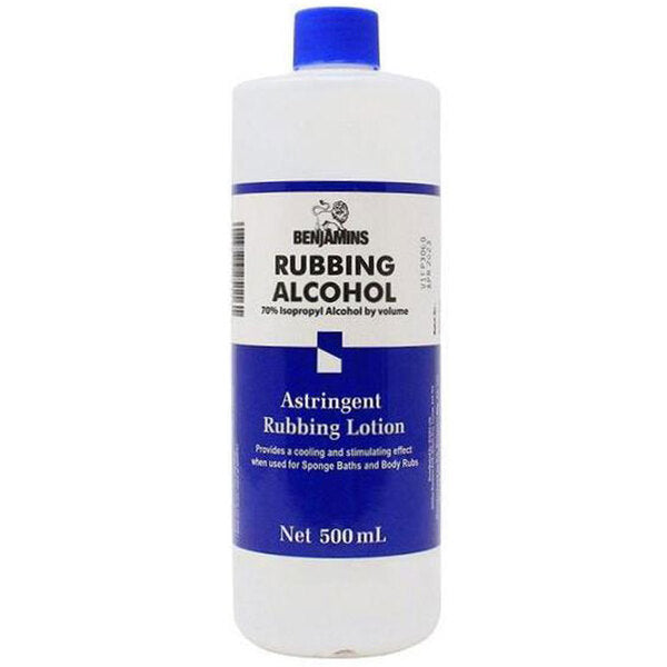 Benjamins Rubbing Alcohol With Isopropyl - 500ml GOODS Superdrug   